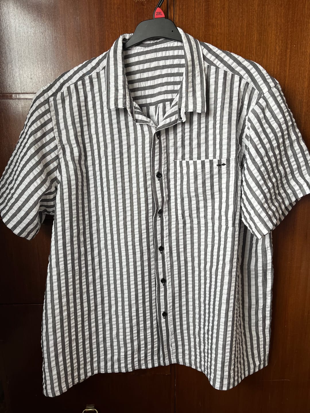 Customer photo review of Wide Stripes Seersucker Fabric