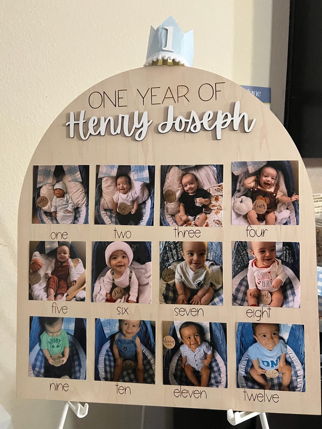 Customer photo review of One Year Of Photo Board