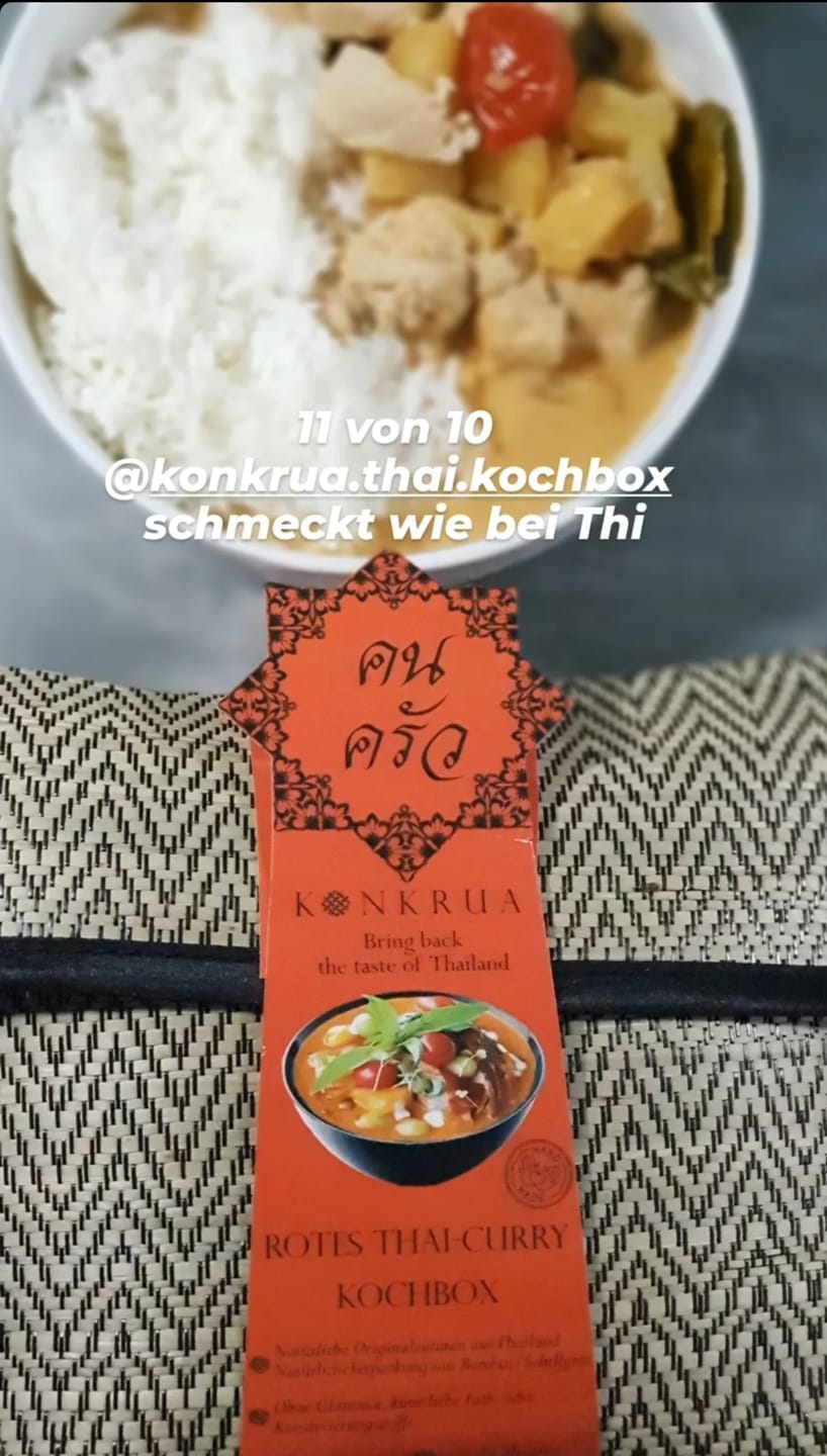 Customer photo review of Rotes Thai Curry Sparpackung (für 3-4 Portionen)