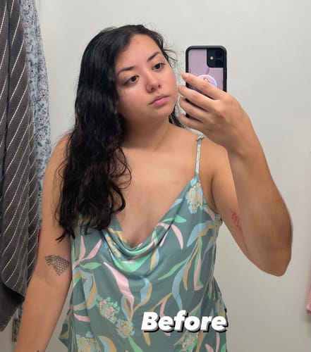 Customer photo review of Based Balm’s Elysian Nectar - Salted Rosemary Oil Beach Hair Spray