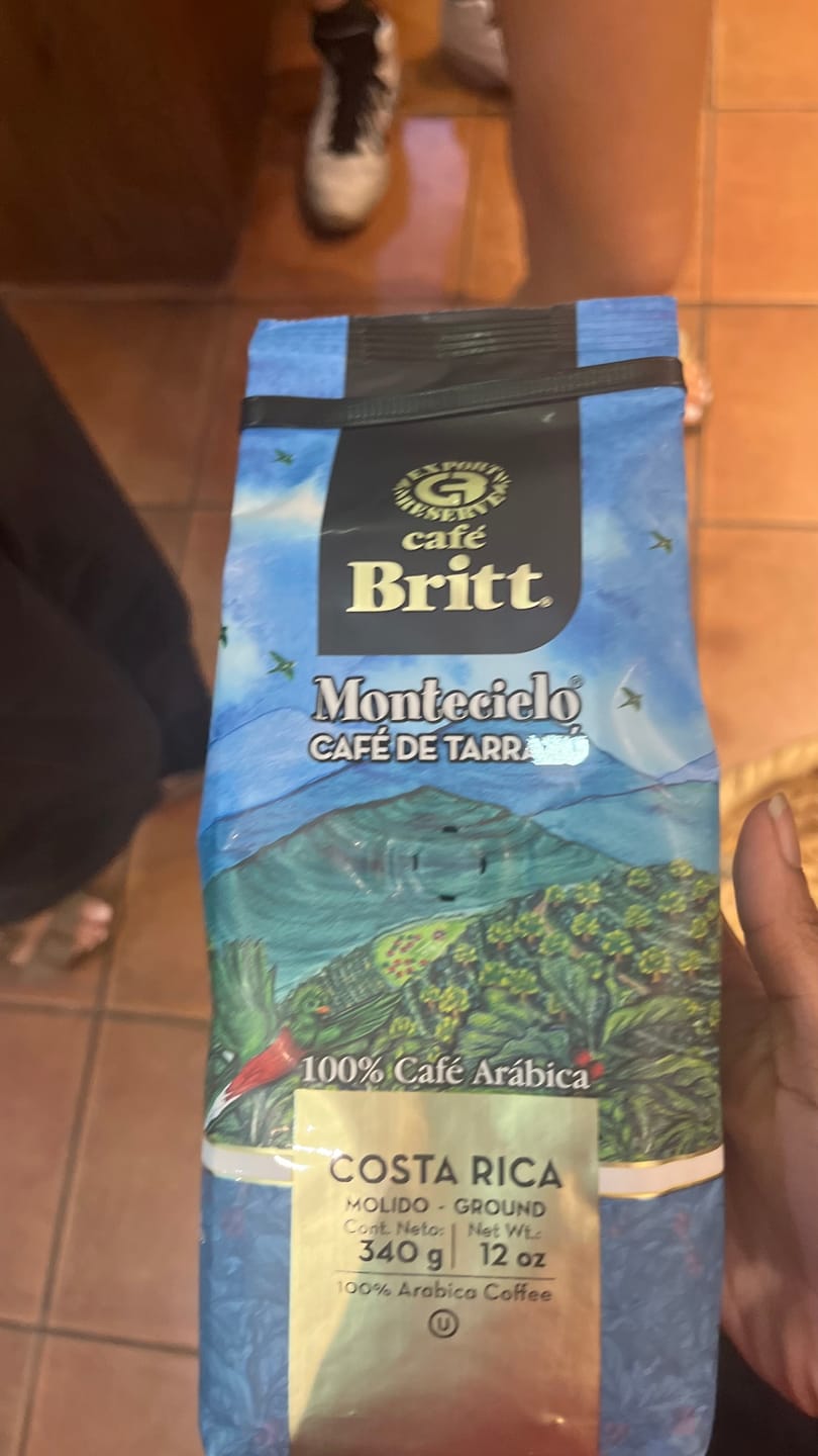 Customer photo review of COSTA RICAN MONTECIELO COFFEE FROM TARRAZÚ
