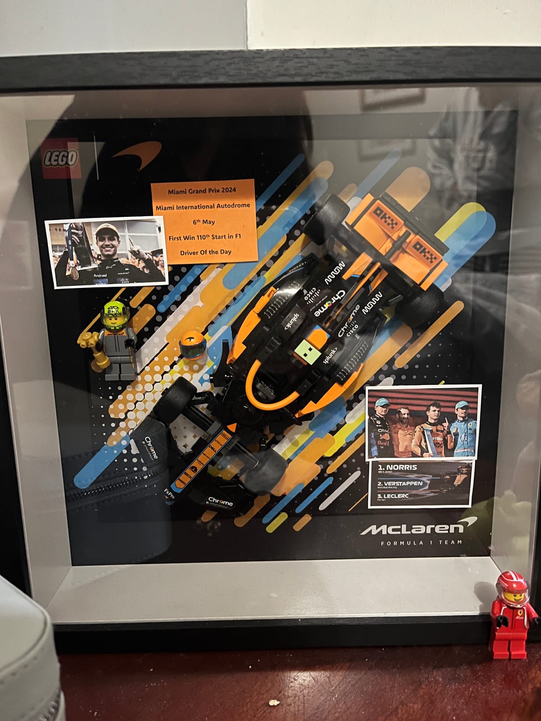 Customer photo review of Lando Norris 2024 Nano Helmet