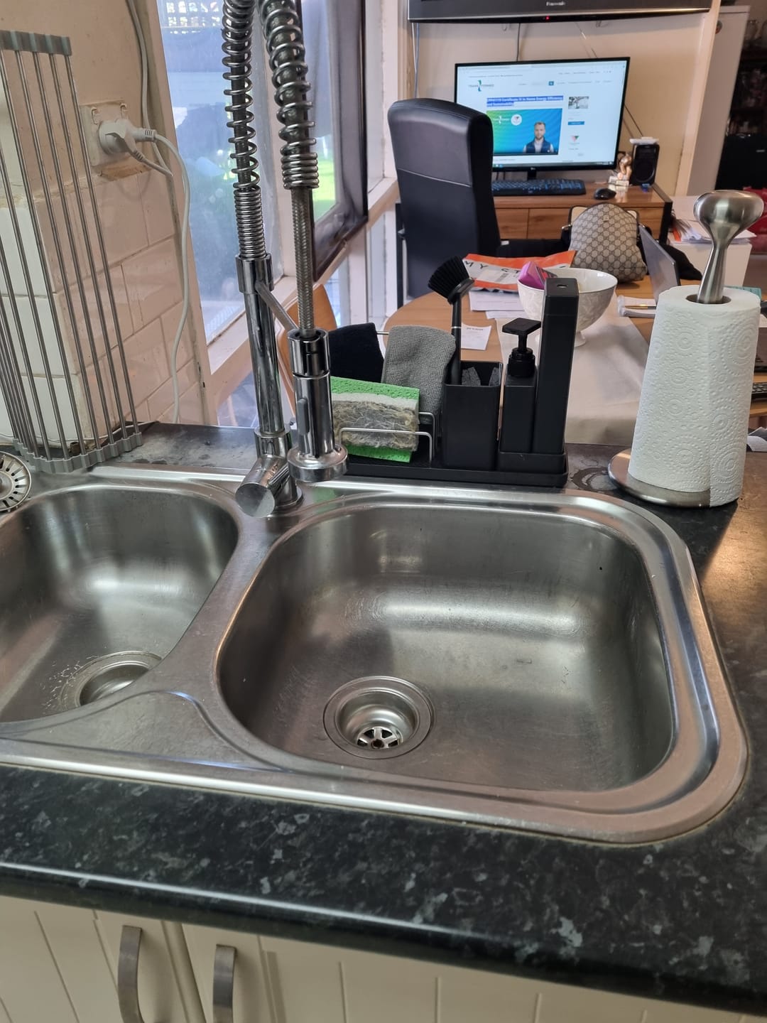 Customer photo review of Cool Frank Sink Organiser