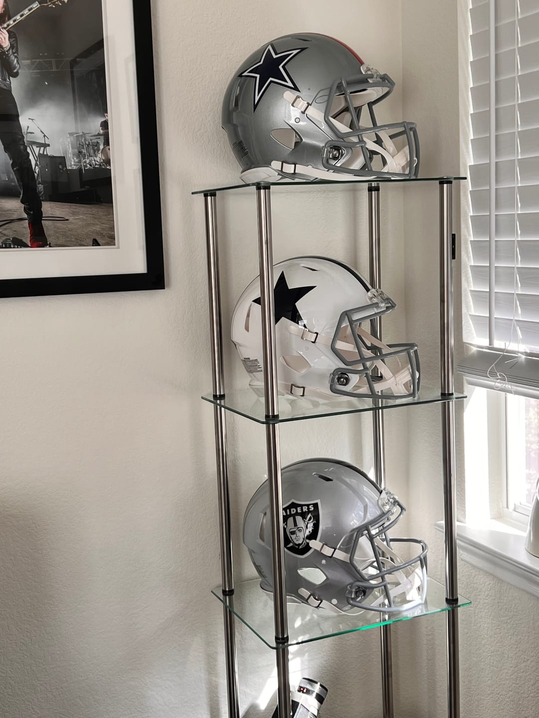 Customer photo review of Las Vegas Raiders Riddell Speed Authentic Helmet