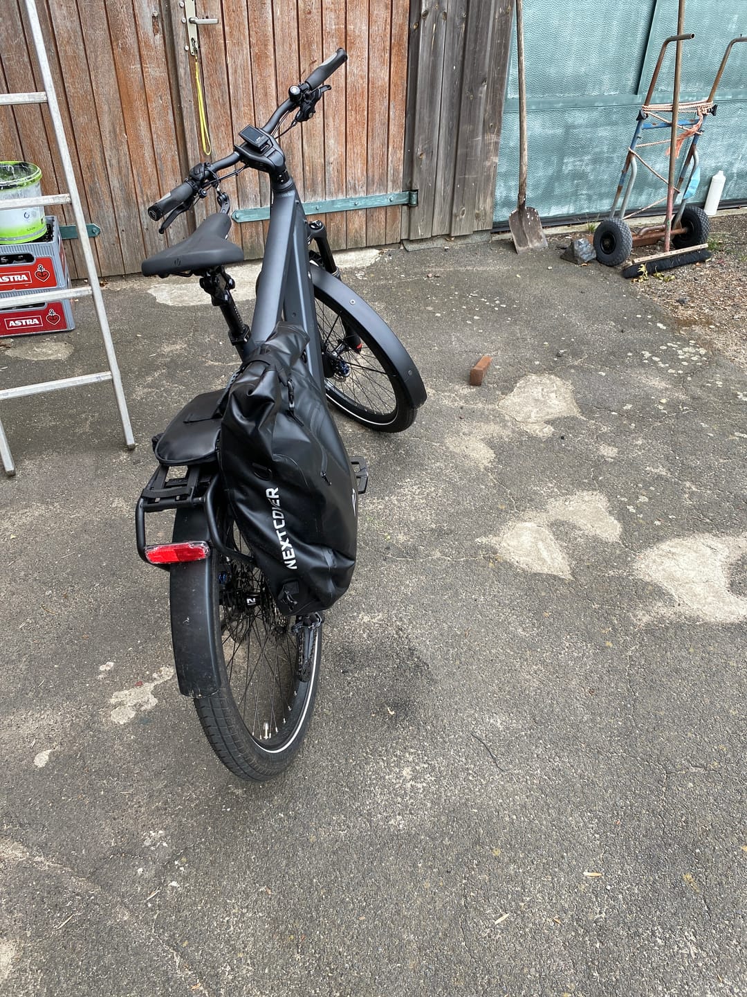 Customer photo review of NextBag 3in1 Fahrradtasche - dein Begleiter für den Alltag