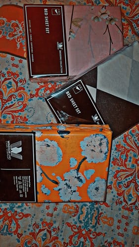 Customer photo review of Floral Pink-Bed Sheet Set