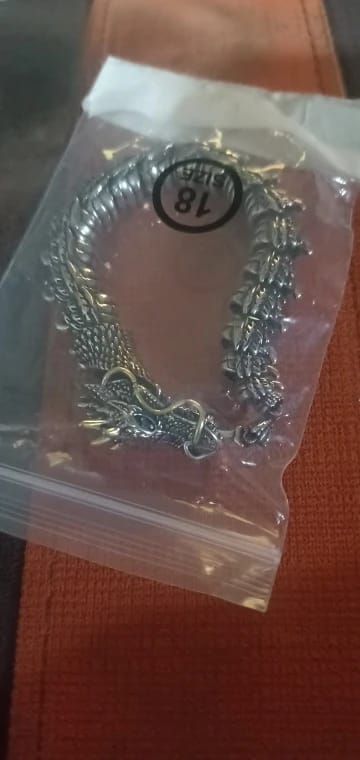 Customer photo review of Traditional Dragon Bracelet