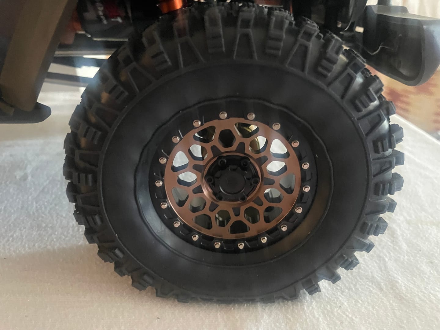 Customer photo review of Aluminum Wheel Hub(4pcs) for MK-07