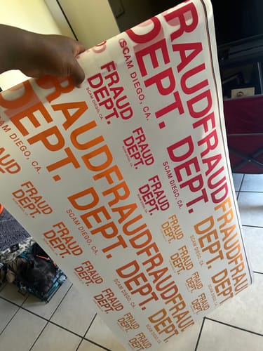 Customer photo review of Custom DTF Gang Sheet