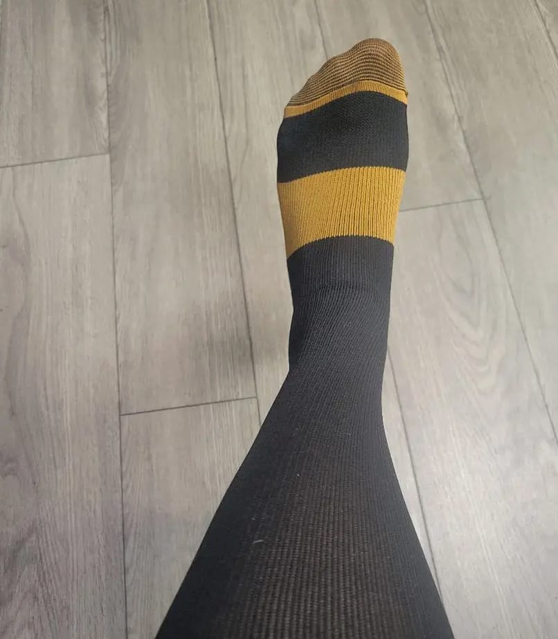 Customer photo review of Armadilo Performance Compression Socks