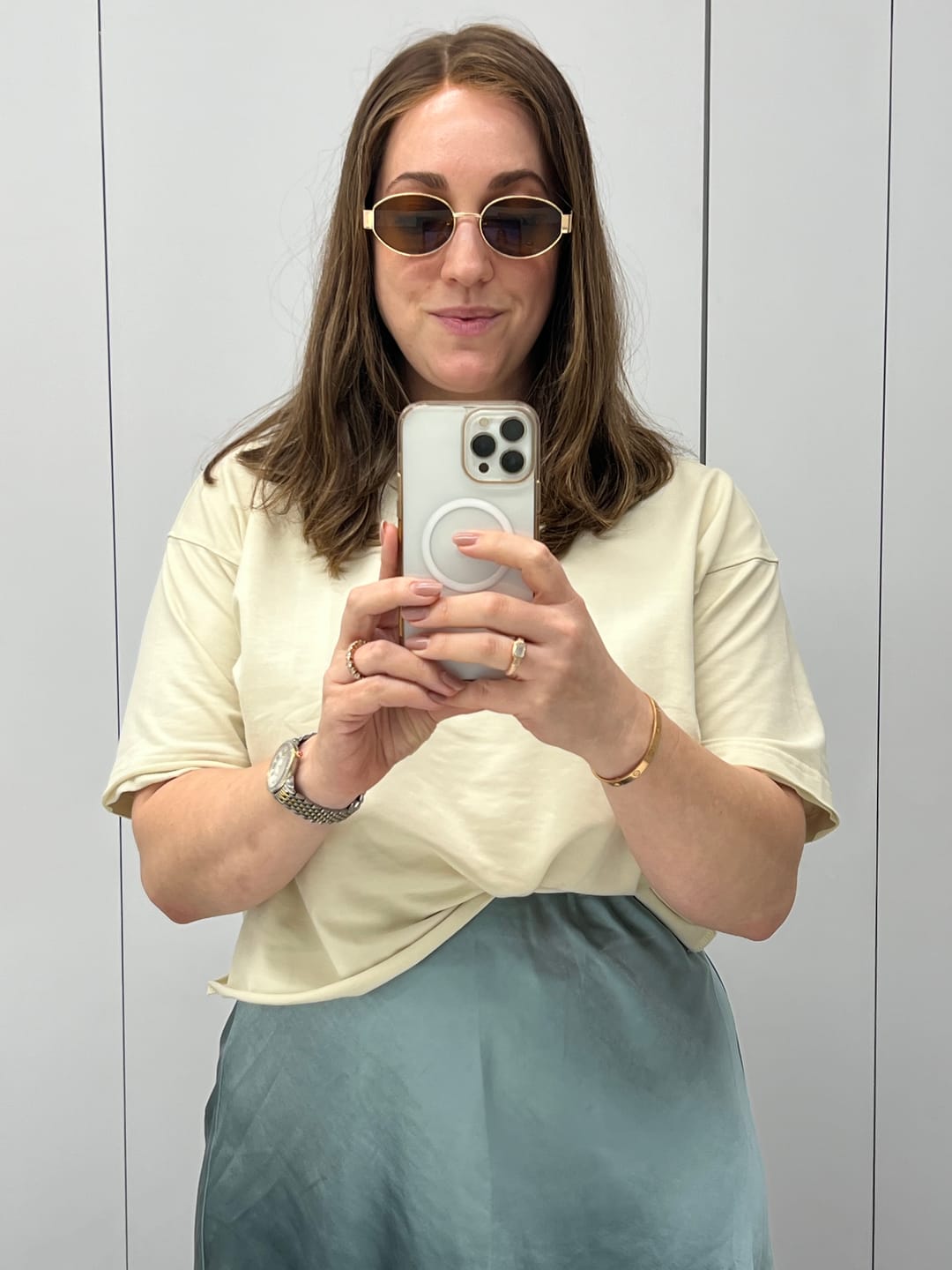 Customer photo review of Essential Slip Skirt 2.0