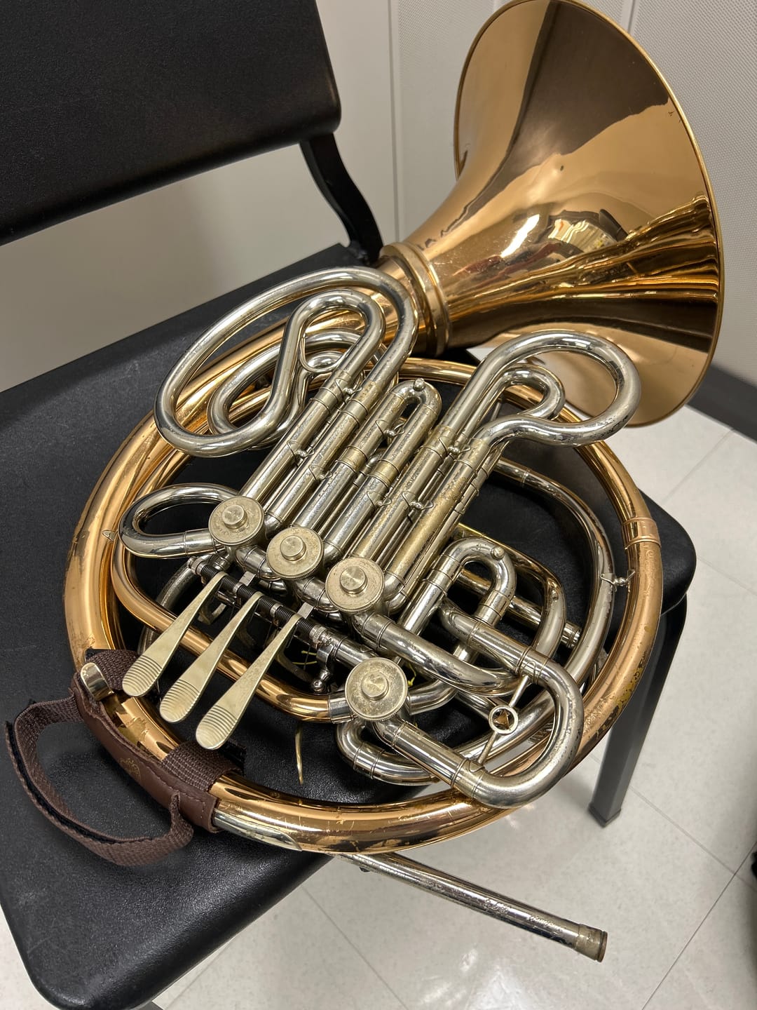 Customer photo review of The "Fhrap" French Horn Holding Strap