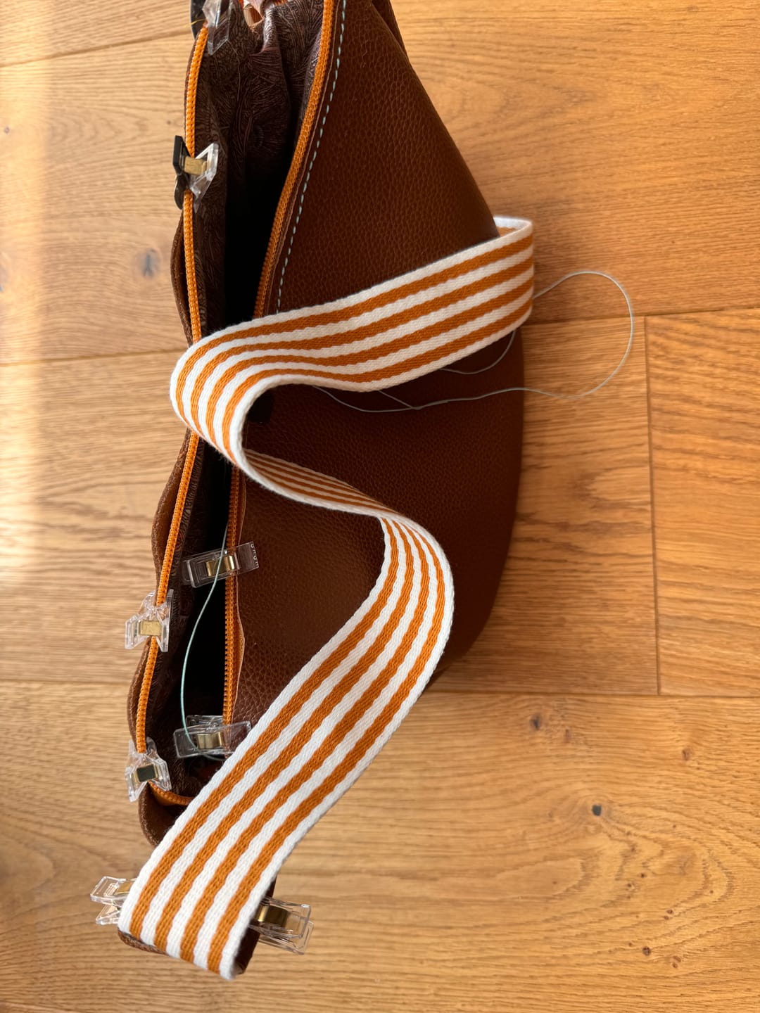 Customer photo review of Striped Webbing/Bag Strap
