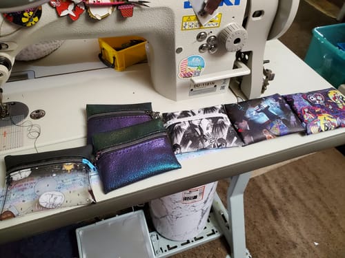 Customer photo review of Bubblegum Zip Pouch Pattern