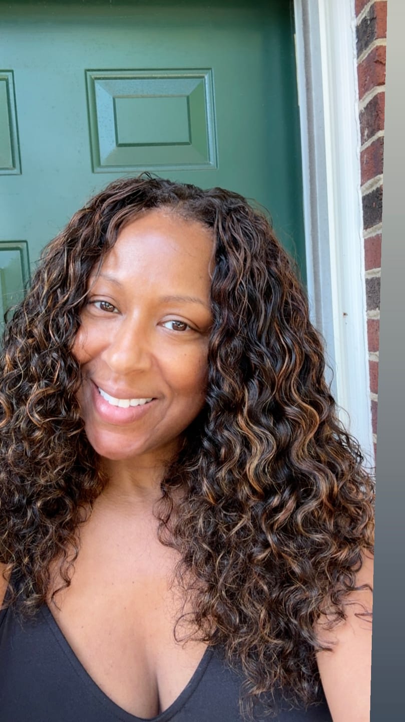 Customer photo review of Indian Curly Bundle