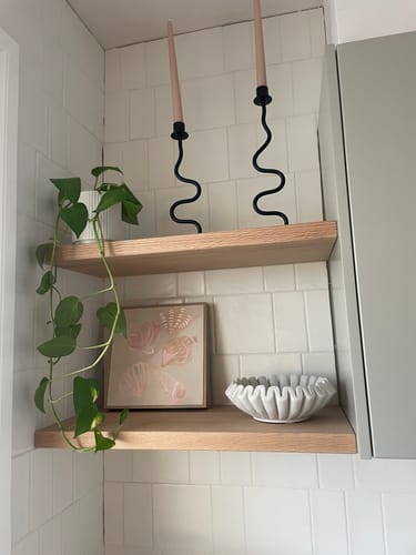 Customer photo review of Floating Shelf