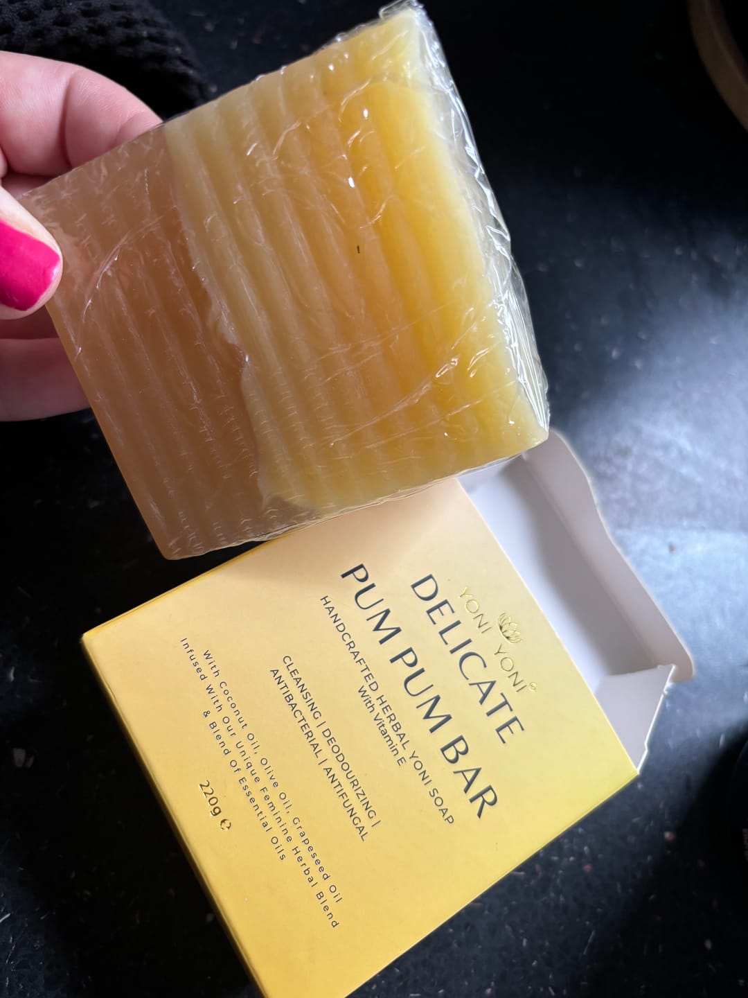 Customer photo review of Delicate Pum Pum Bar -  Sensitive Yoni Bar