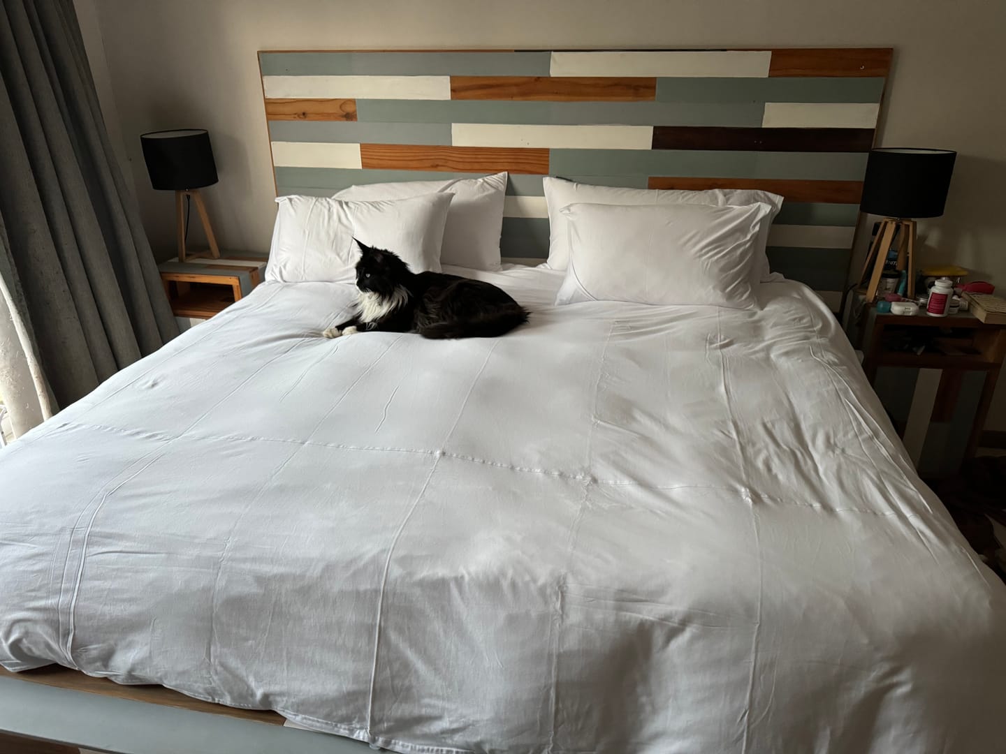 Customer photo review of Scandinavian White Duvet Cover Set