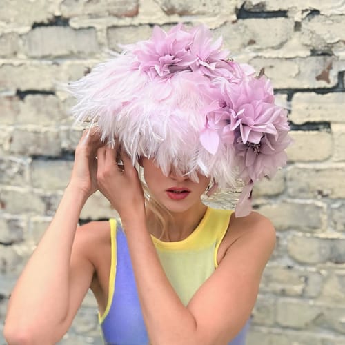 Customer photo review of Hackle Fringe 12cm length Feathers FR012