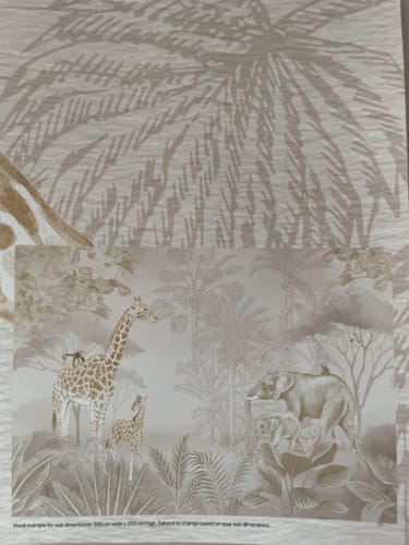 Customer photo review of Jungle at Dusk Wallpaper Mural