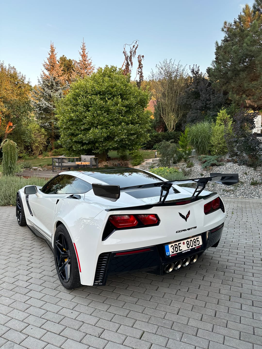 Customer photo review of Corvette C7 ZR1 ZTK Conversion Rear Spoiler High Wing