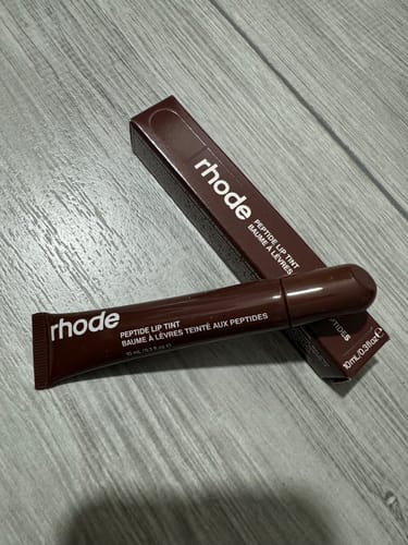 Customer photo review of peptide lip tint / espresso