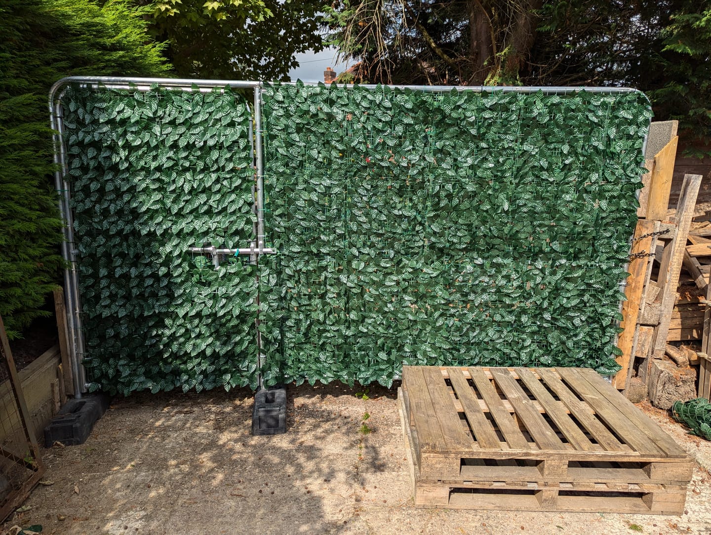 Customer photo review of Rubber Block - Fence Foot