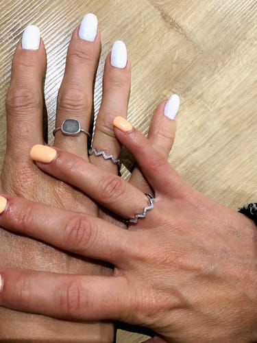 Customer photo review of Bague Ajustable - À ma meilleure amie - Je serai toujours à tes côtés (Edition limitée)