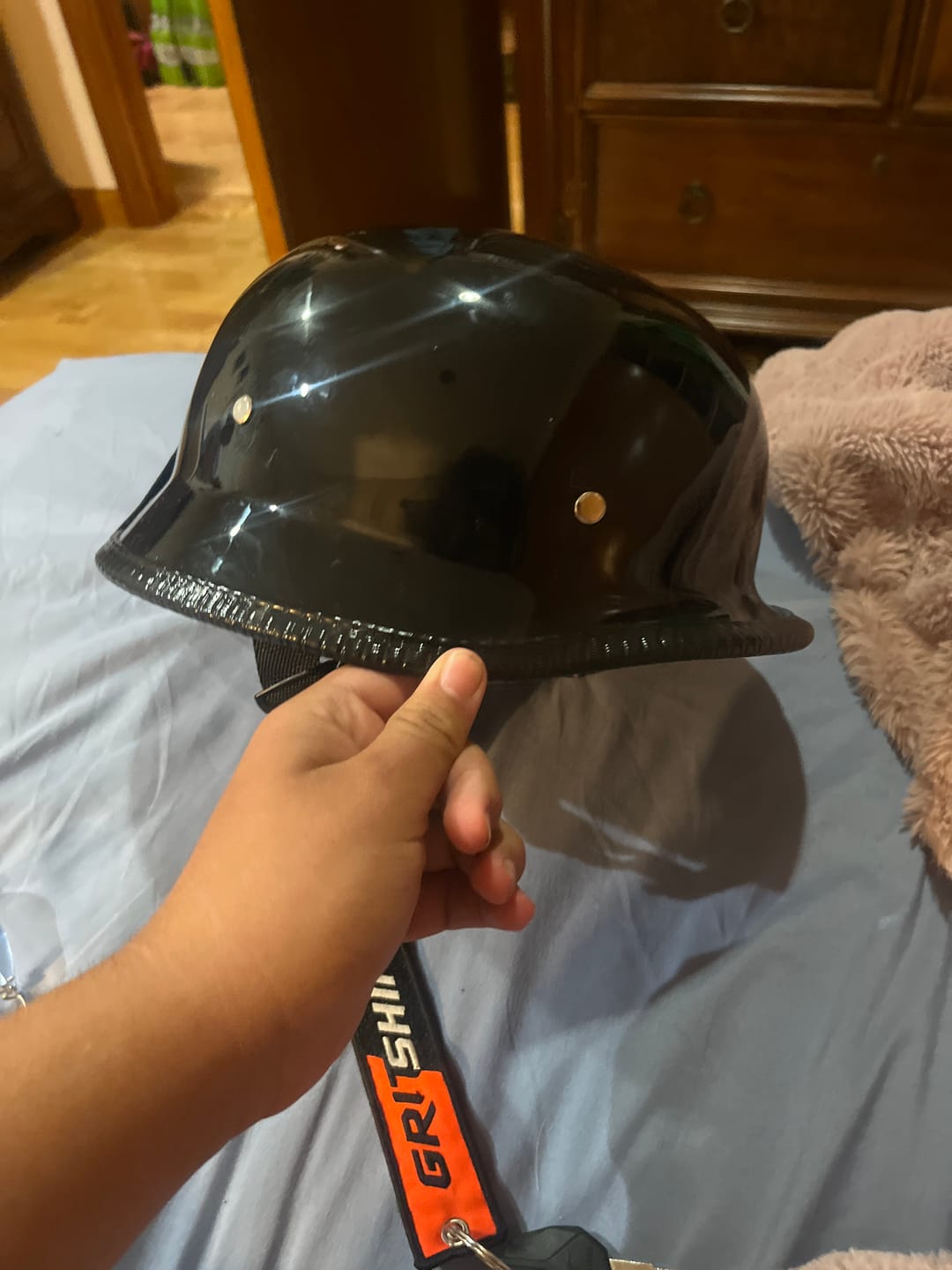 Customer photo review of Lightweight Mayan DOT Germanator Helmet / Gloss Black