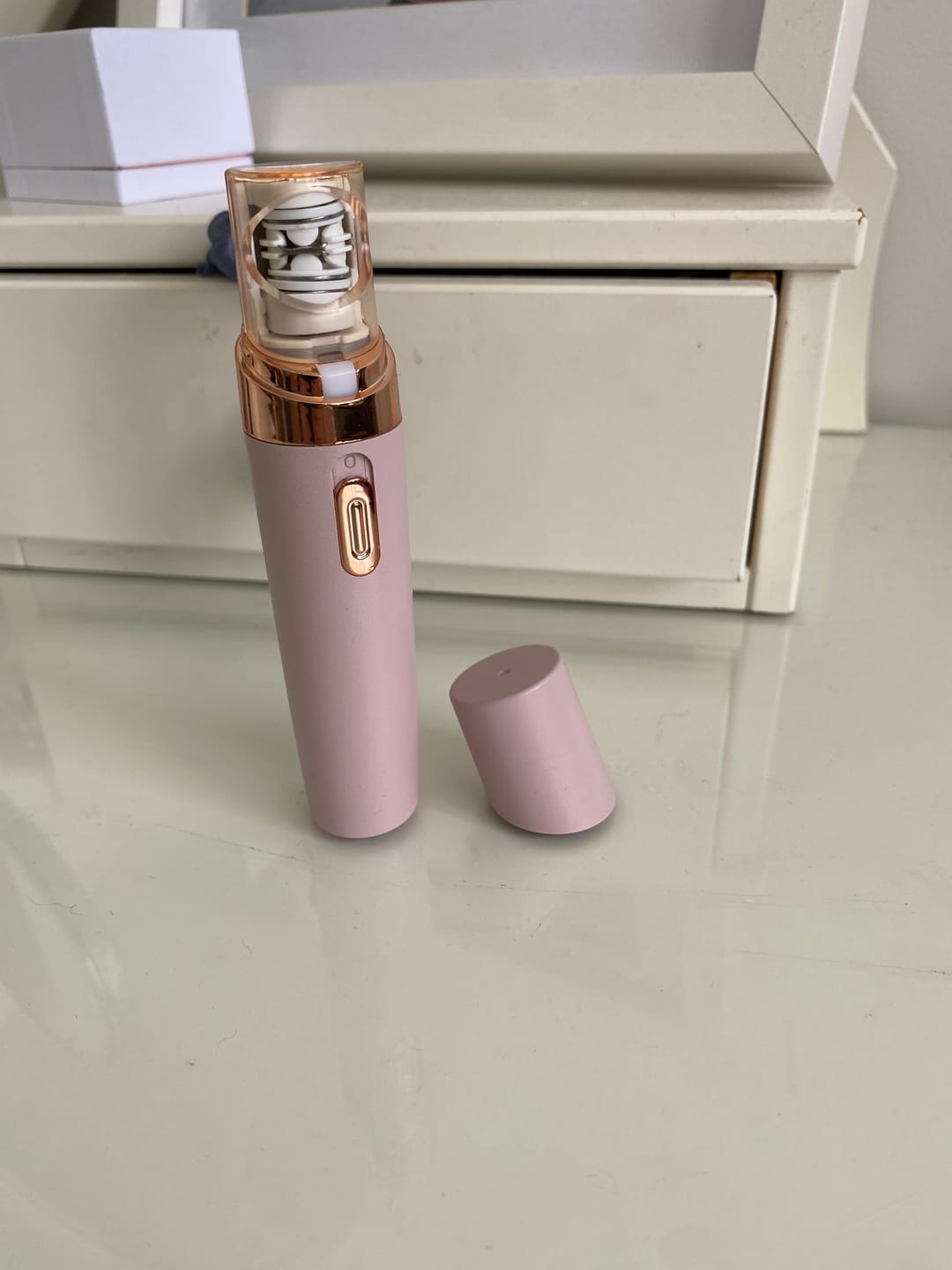 Customer photo review of Plucky - Facial Hair Remover - 40% OFF!