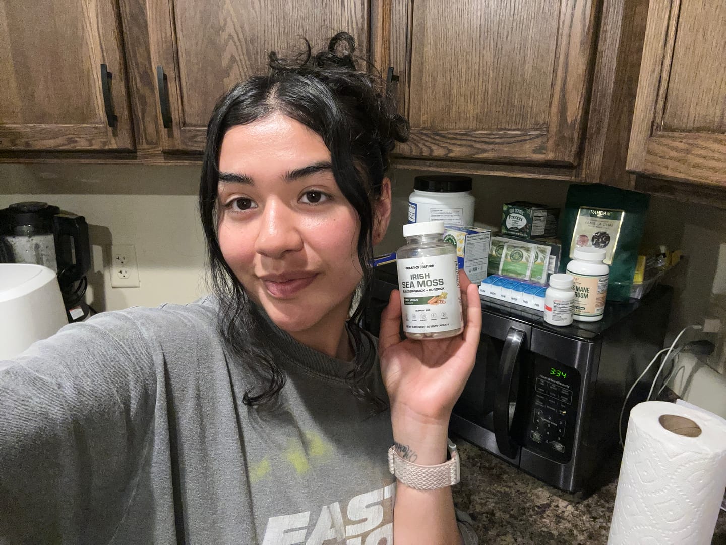 Customer photo review of Organic Irish Sea Moss With Bladderwrack and Burdock Root - 45 Servings