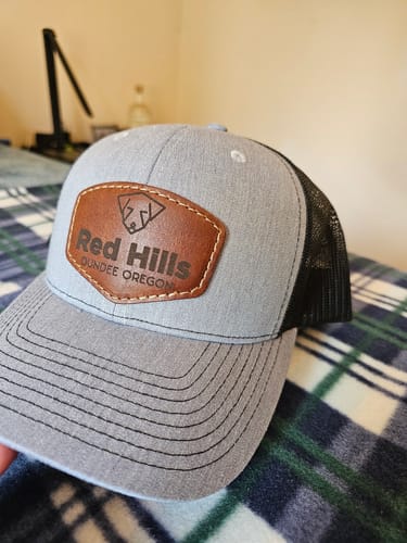 Customer photo review of Richardson 112 Custom Leather Patch Hat