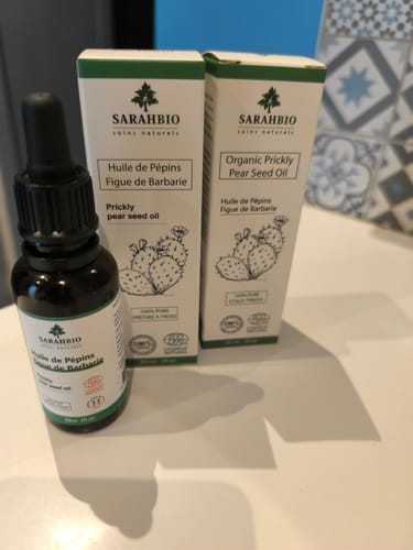 Customer photo review of Huile de Pépin de Figue de Barbarie 3 Flacon 30ml + 1 Flacon Offerte*