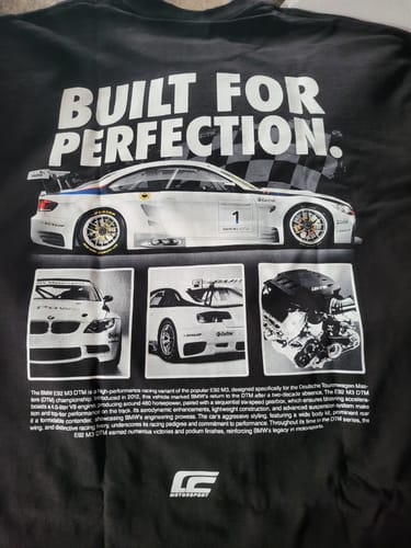 Customer photo review of “Built For Perfection” Tee Shirt