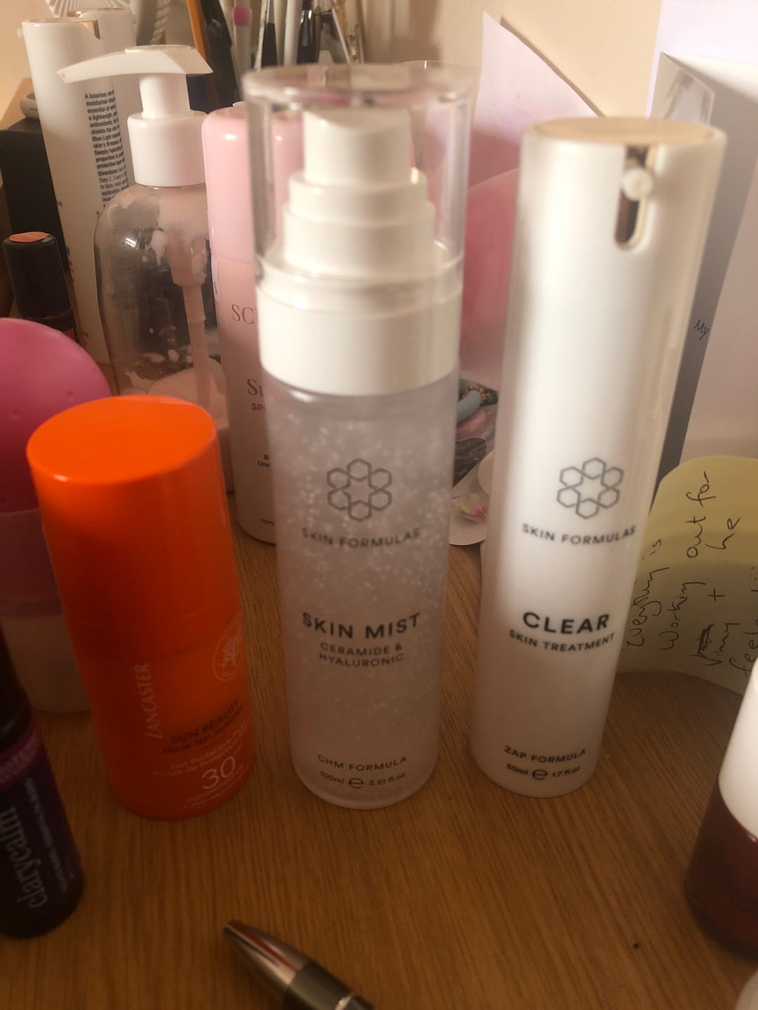 Customer photo review of Skin Mist · Ceramide & Hyaluronic – 100ml