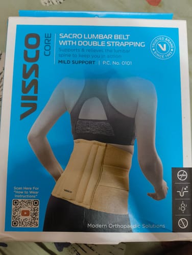 Customer photo review of Sacro Lumbar Belt (Mild Support) | Provides Support to Lower Back | Corrects Posture & Relieves Back Pain (Beige)