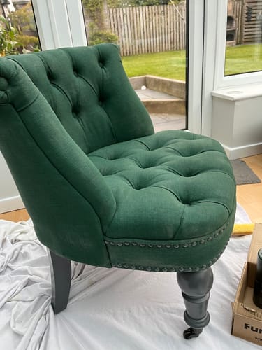 Customer photo review of Fabric Paint -- Green