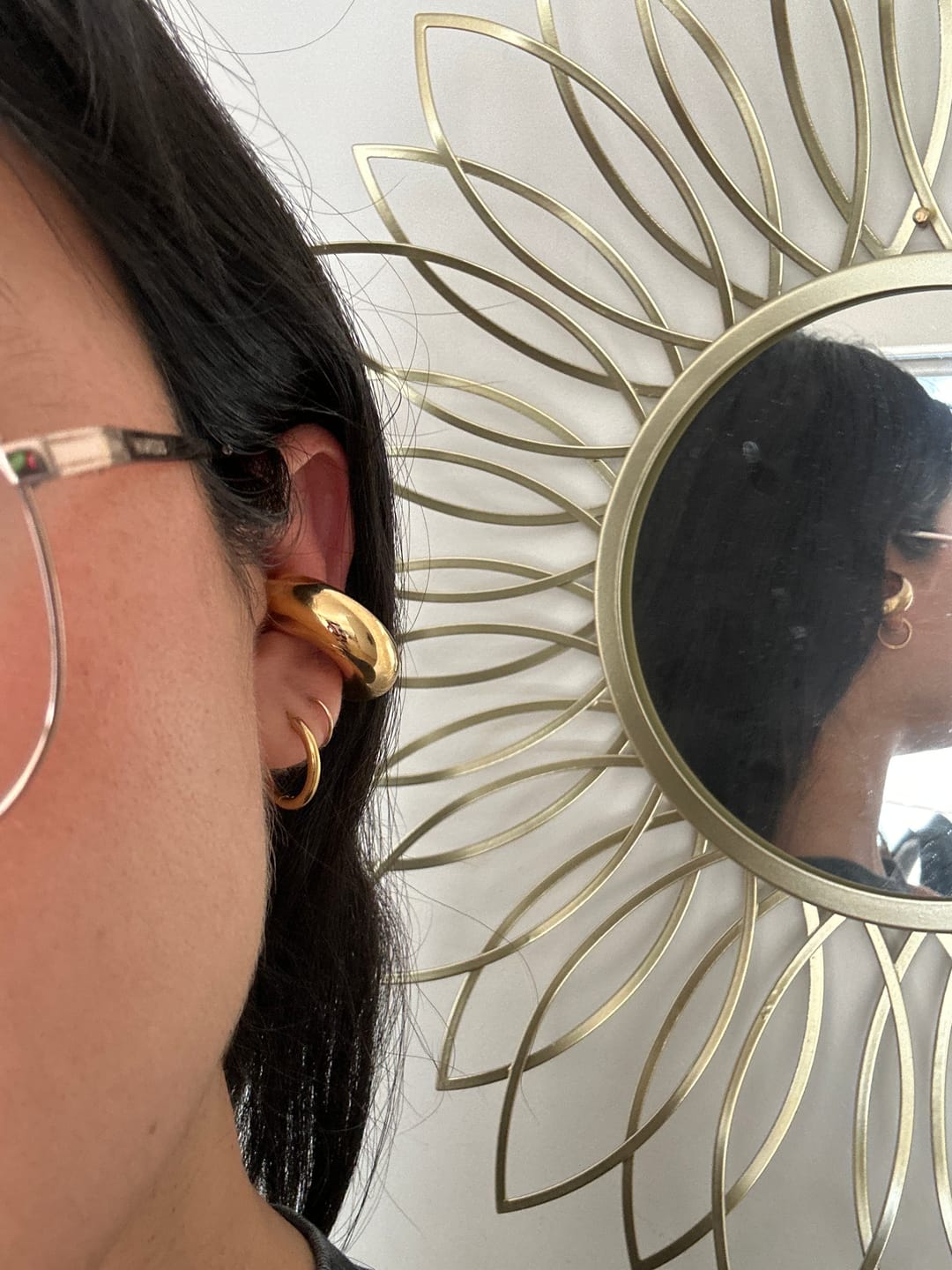 Customer photo review of Chunky Ear Cuff