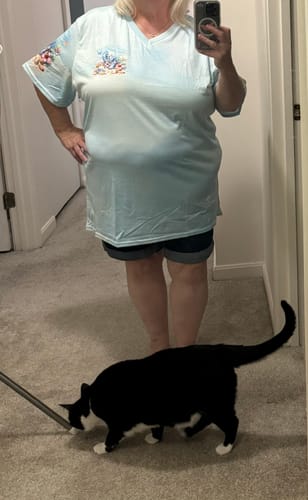 Customer photo review of HAPPINESS IS WALKING ON THE BEACH ALL OVER PRINT - YHKD3105245