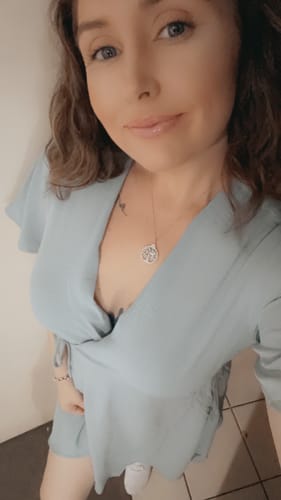 Customer photo review of Tree of Life Pendant in Sterling Silver