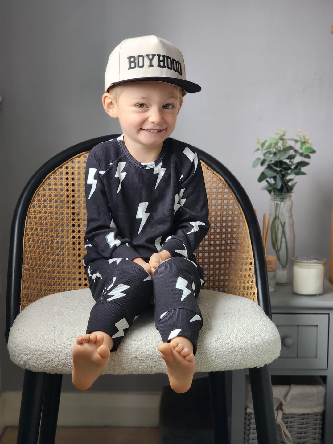Customer photo review of Organic Ribbed Set in Jagger