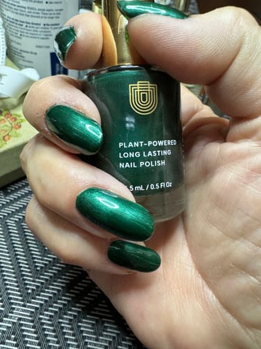 Customer photo review of Longwear Nail Polish - Emerald City