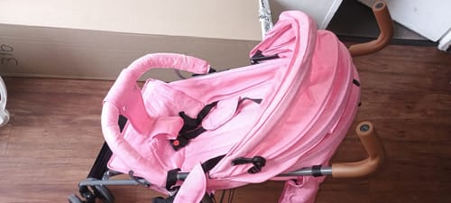 Customer photo review of Coche Paragua 5126 Rosado