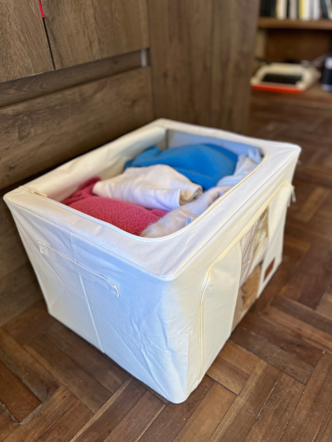 Customer photo review of Caja Organizadora de Tela Diseño Estructural Milhome