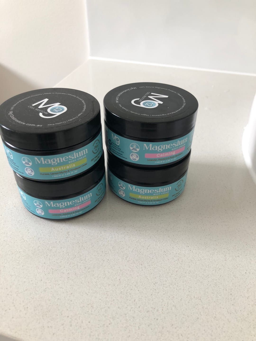 Customer photo review of Magnesium Cream Twin Pack