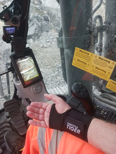 Customer photo review of Motorcycle Wrist Support - Ride Without Wrist Pain