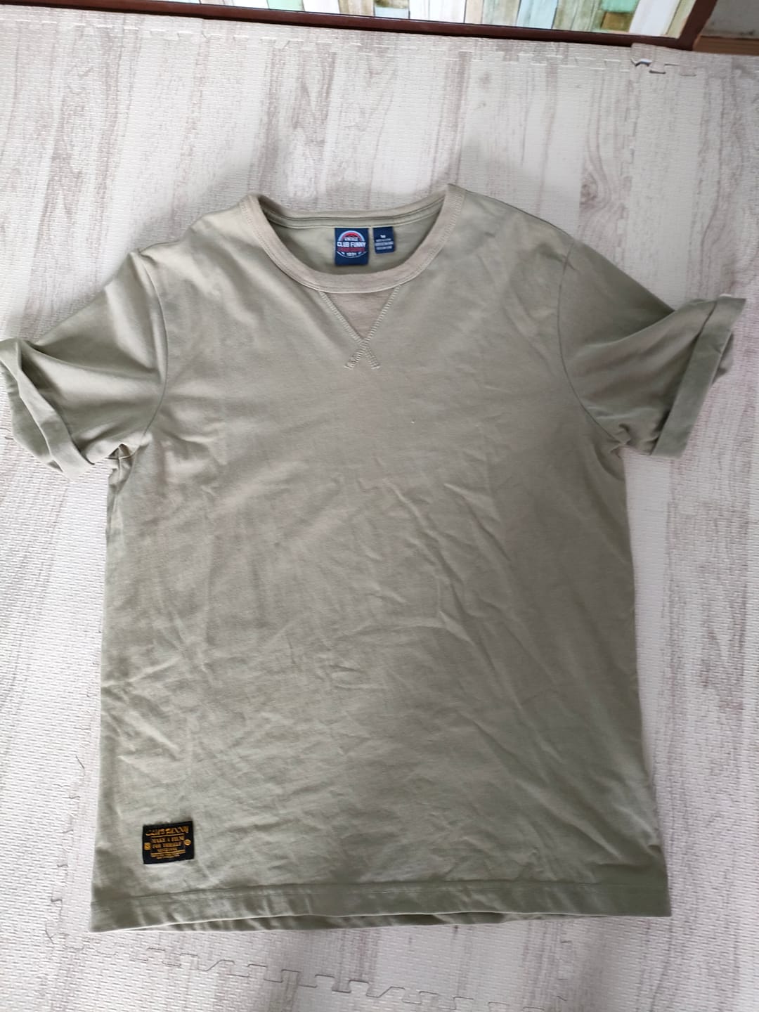 Customer photo review of ヘビーウェイト　無地クルーネック海軍Tシャツ