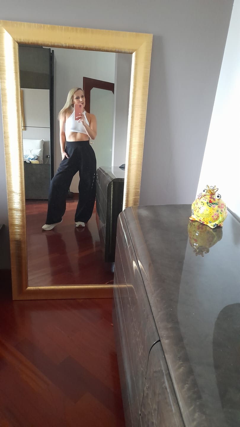 Customer photo review of Pantalone Baggy Ikonic SS 24 Nero