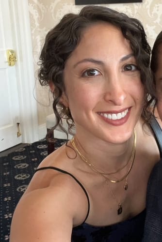 Customer photo review of Double Bar Necklace