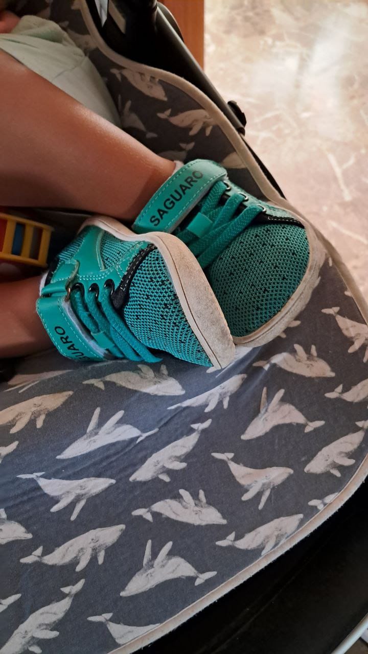 Customer photo review of Niños Luck Ⅰ - Zapatos Barefoot